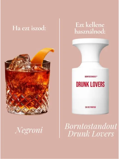 Mimoscent Budapest Instagram: Párosítás: Negroni és Drunk Lovers parfüm